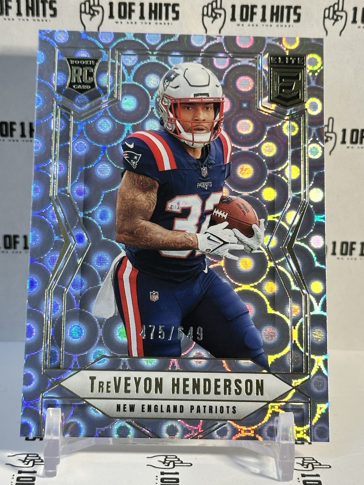 2025 Treveyon Henderson Donruss Elite Lavender Pyramid Rookie Card#152 RC SP/649