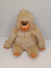 1978 Russ Berrie 8" Gonga Gorilla beige plush stuffed animal thumb sucking 1977