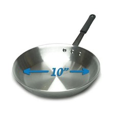 New 10 Winco AFP-10A-H Gladiator Aluminum Fry Pan Blue Silicone Sleeve 3.5mm