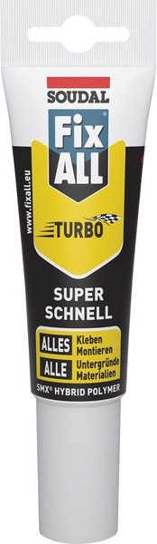 Soudal Fix All Turbo Weiß 125 Ml Montagekleber Alleskleber Baukleber Kleber-image