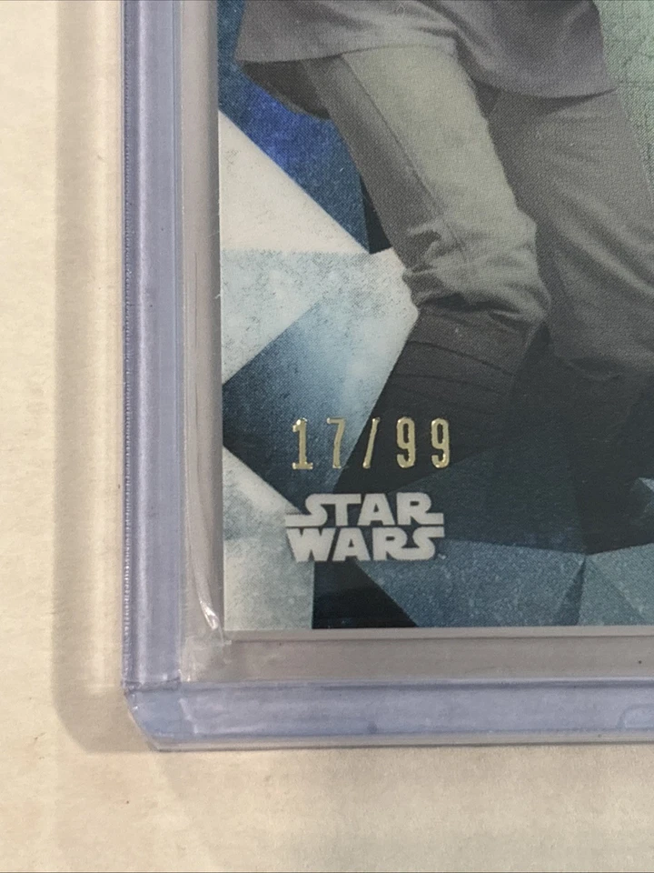 2018 Finest Star Wars Lightsaber Hilt Medallion Luke Skywalker Foil #d 17/99 - Image 3 of 4