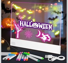 Rechargeable LED Drawing Board, 16 Inch 7 Color Light Up Tablet for Kids,...