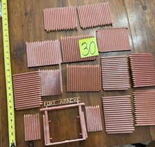 Marx? Toy Soldier, Playset Accessories Recast? Lot.