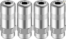 4 PCS Grease Gun Couplers, Grease Gun Tip Replacement Grease Gun Needle Tip,