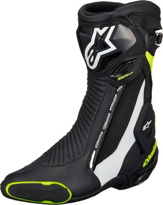 Alpinestars SMX Plus V2 Motorradstiefel Road Race schwarz fluo gelb - Level 2