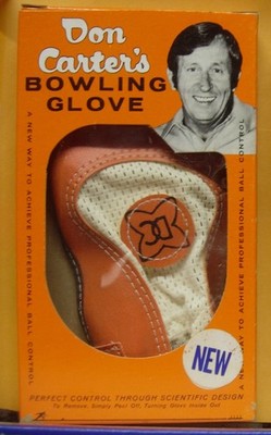 Orange NOS  Vintage Don Carter's Bowling Glove Right Hand XS/PETITE