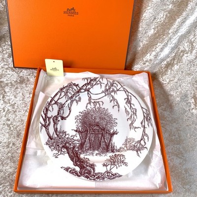 Hermes Paris Dessert Plate LES MAISONS ENCHANTEES No.3 Tableware
