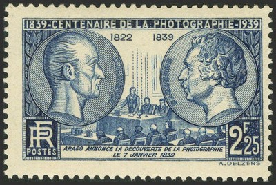 Francia. ** MNH Yvert 427. 1939. 2´25 cts azul. MAGNIFICO. Yvert 2014: 18 Euros