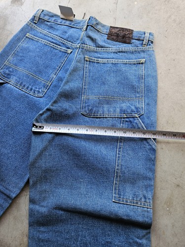 Jeans Beverly Hills Polo Club Carpenter Denim larghi/Y2K nuovi - Foto 7 di 10