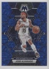 2022-23 Panini Mosaic Fast Break Blue Prizm 16/85 Jose Alvarado #185 0ad