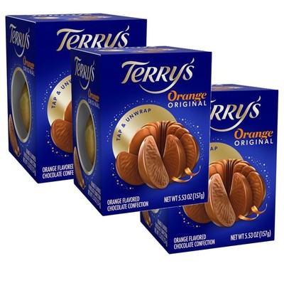 Terry's Chocolate Orange Oil-Infused 20 Break Apart Sections Candy
