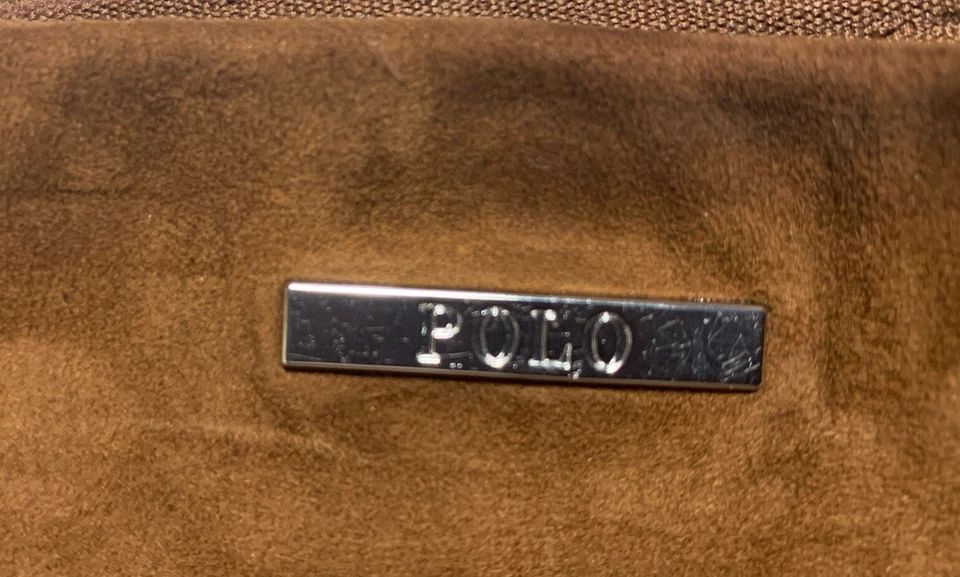 POLO RALPH LAUREN Leggings de Gamuza W 26” Marrón Elastizado Cremallera Pantalones al Tobillo Foto 2 de 4