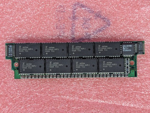 Cubig 32MB 2X16MB FPM NON-PARZYSTOŚĆ 80NS SIMM 30-PIN 16X8 PRZETESTOWANY
