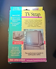 Quake Hold 4065 Black Quake Hold  TV Strap Black NIB