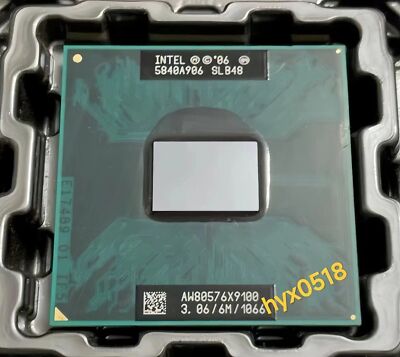 Intel Core 2 Extreme X9100 3.06 GHz SLB48 Dual-Core 1066Mhz Laptop CPU Proessors