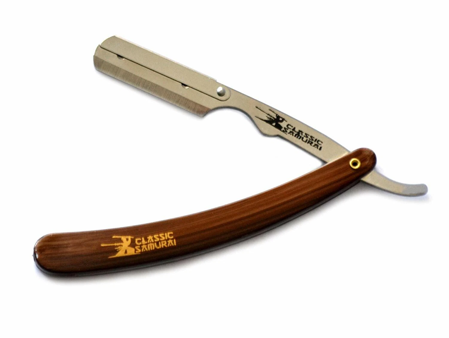 Classic Samurai Brown Straight Razor Barber Shavette