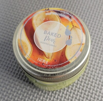 Mason Scented Jar Candle Old Williamsburgh Baked Pear 3 oz