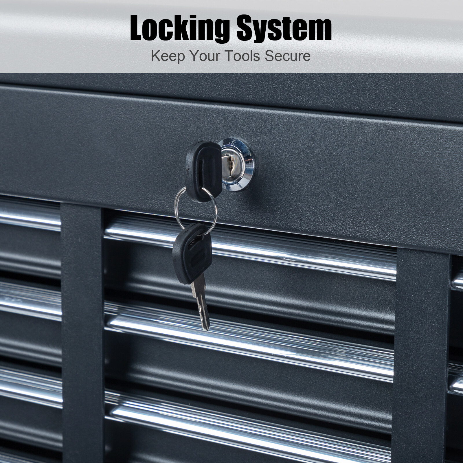 5-Drawer Tool Chest Metal Tool Storage Cabinet Tools Storage Cabinet Organizer