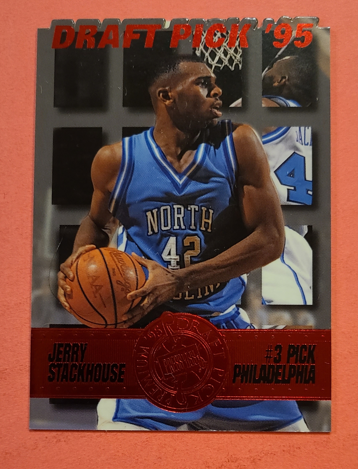 1995 Press Pass Premium Draft Picks #3 Jerry Stackhouse Die Cuts Red NM