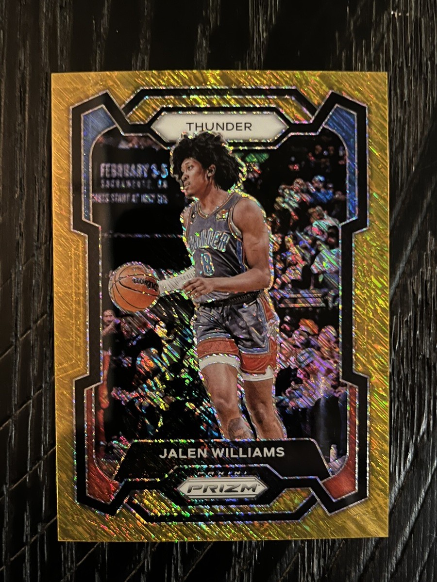 Jalen Williamsゲームジャージ(2023)L 2023-24 Panini Prizm FOTL Gold Shimmer 7/10 #19 Jalen Williams | eBay