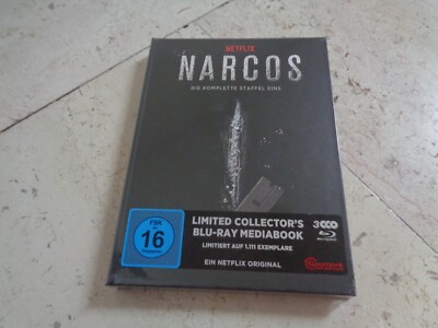 NARCOS Season 1 Pedro Pascal STRICTLY LIMITED Blu-ray Ed. DigiBook Pablo Escobar