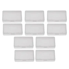 10PC Lot GBA Games Dust Covers Clear Cartridge Cases Nintendo Game Boy Advance