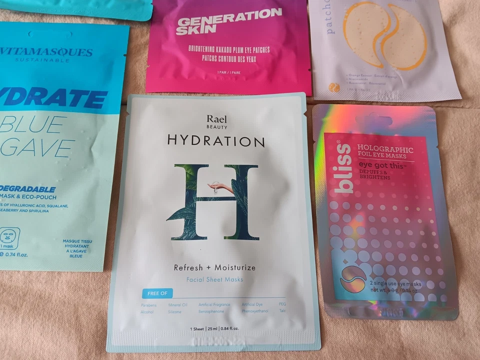 Lote de mascarilla facial gel pachtología Bliss Rael Beauty Megrhythm Artnaturals Foto 4 de 4