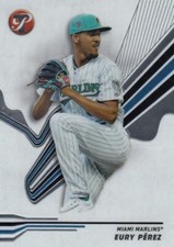 EURY PEREZ TOPPS PRISTINE BASE MIAMI MARLINS #108 2024 24