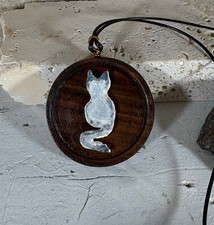 Ciondolo Collana Noce Unisex Pendente bijoux Prodotto Artigianale #