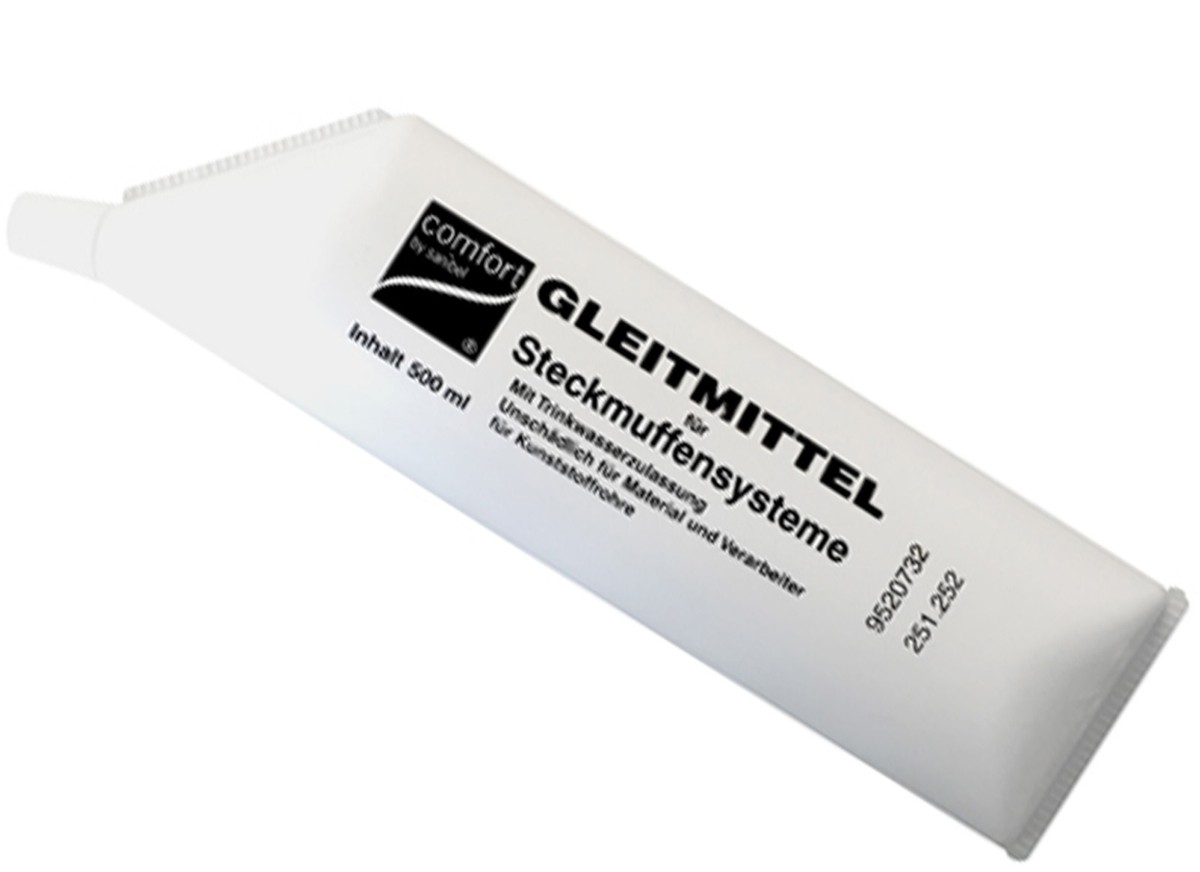 Sanibel Gleitmittel Tube 500 ml HT- KG- und PVC-Rohr DVGW-Zulassung  Steckmuffe | eBay.de