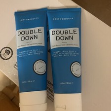 Double Down Port Products Face Cleanser Exfoliating Mask 3.4floz/100ml LOT of 2