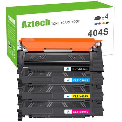 4PK Color CLT-404S 404S Toner Cartridge For Samsung Xpress C480FW C480W C430W