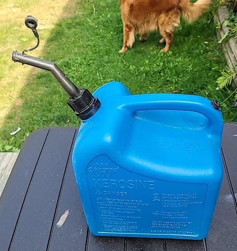Chilton 5 Gallon Kerosene Diesel Fuel Pre-ban Rear Vent Can # 47353 Clean Rinsed