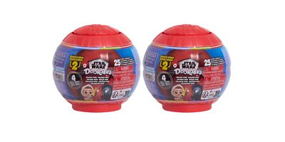 Lot (2) x Doorables Star Wars Series 2 Galaxy Peek w/ (4) Collectible Figures