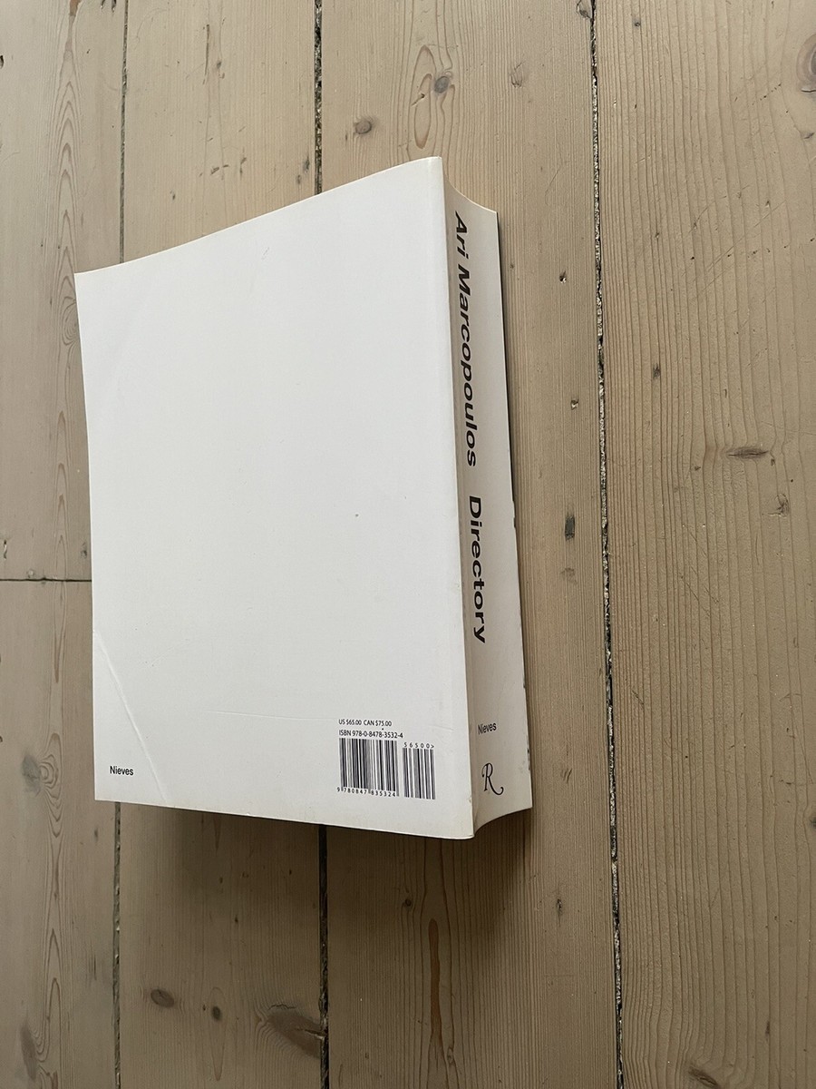 Ari Marcopoulos - Directory Book with Signed Xerox Print | eBay