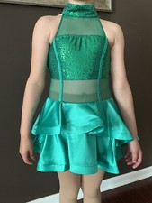 Girls Competition Jazz Tap Dance Costume Outfit SIZE 10-12 Brand New