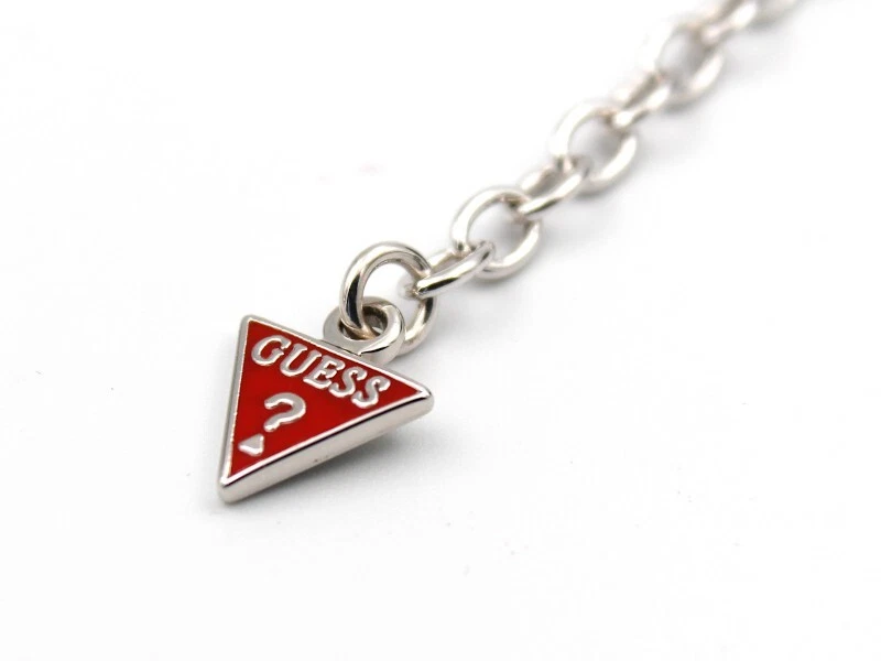 Collana Girocollo Donna Argento Guess Ciondolo Cuore Swarovski Elegante Promo - Immagine 4 di 4