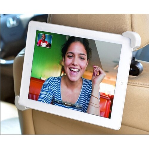 Premium Car Headrest Mount Tablet Holder Rotating Cradle Back Seat for Tablets - Picture 8 of 11
