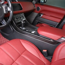 Carbon Fiber ABS Console Side Trim Strip Cover For Range Rover Sport 2014-22 US