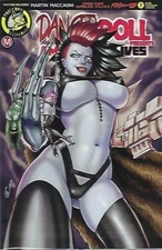 DANGER DOLL PRESENTS AMALGAMA LIVES # 2  DAVID HARRIGAN VARIANT COVER  !!!   NM