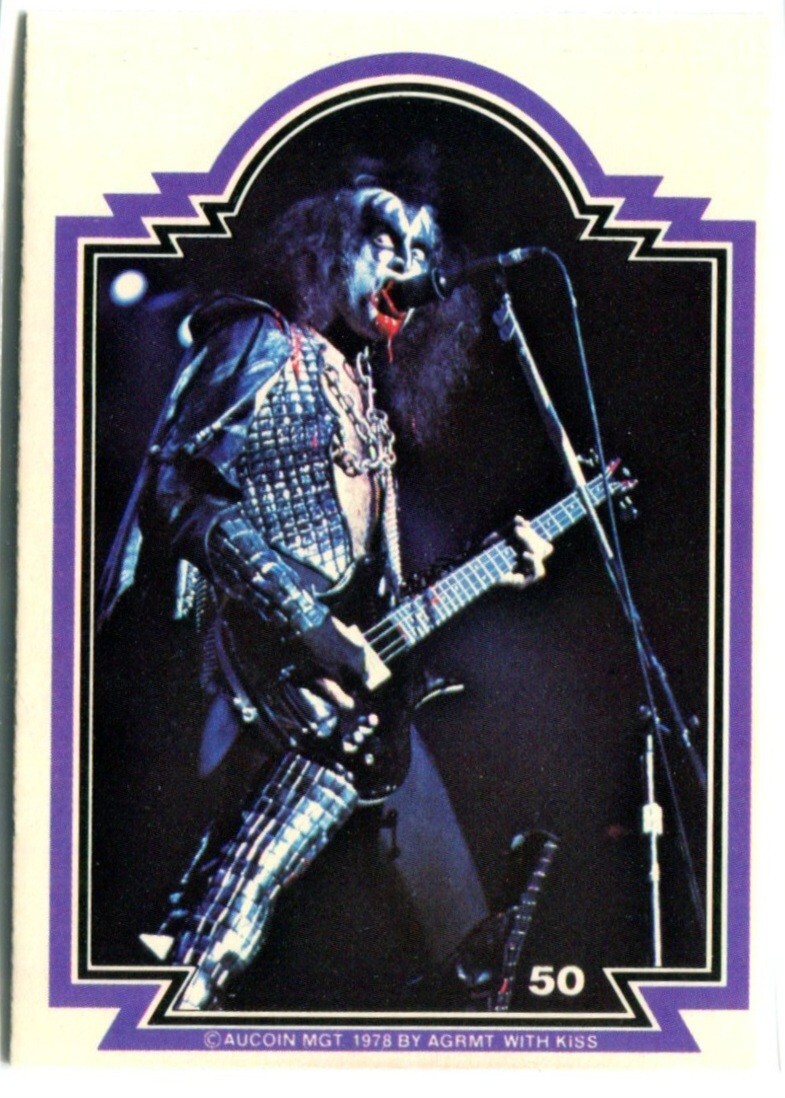GENE SIMMONS 1978 Donruss KISS First Series EX-NM #50 | eBay