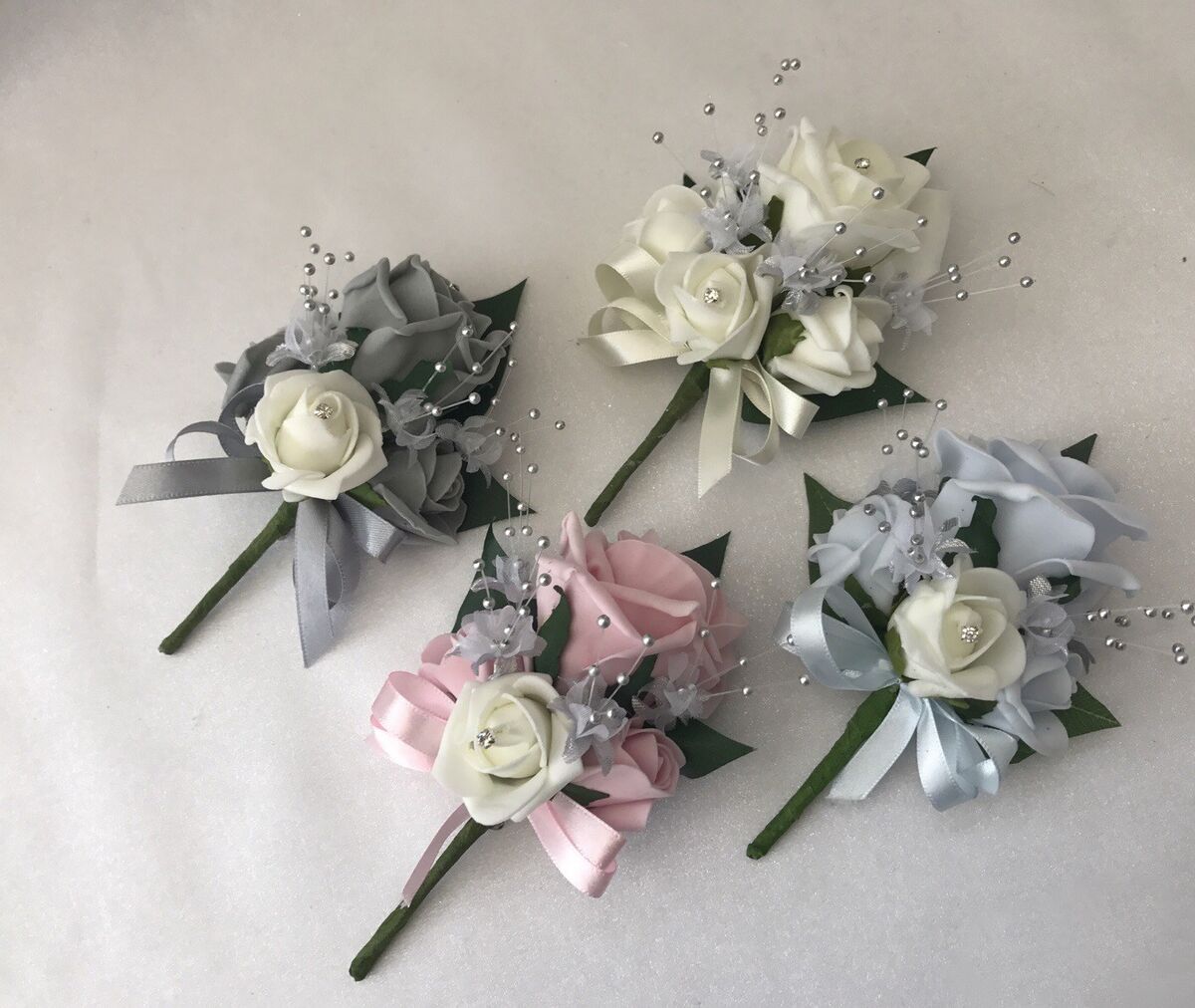 Wedding Buttonhole Corsage Dry Real Flower Pins Dress Groom Bride Bouquet  Decor