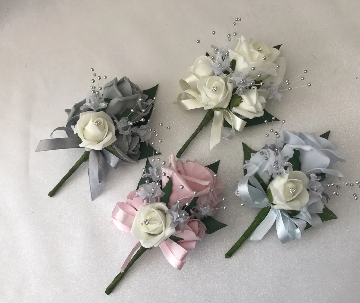 WEDDING DIY  Magnetic Corsage Flowers [no holes] 