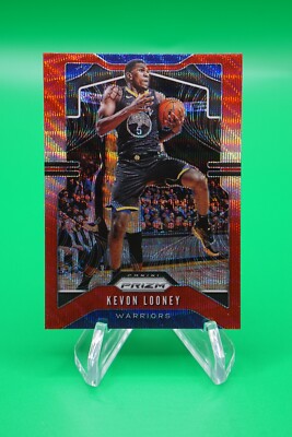 2019-20 Prizm RUBY WAVE Prizms #104 Kevon Looney Golden State Warriors CV8