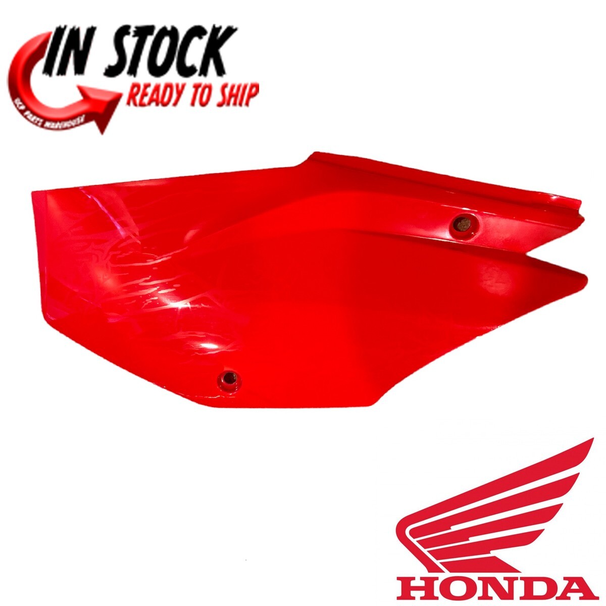 HONDA LEFT SIDE COVER NUMBER PLATE FENDER 2022-2024 CRF125F &frasl; FB  83600-K28-A60