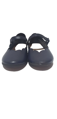 Children's Place Girls Uniform Comfort Flex Shoes Navy Blue Size 13