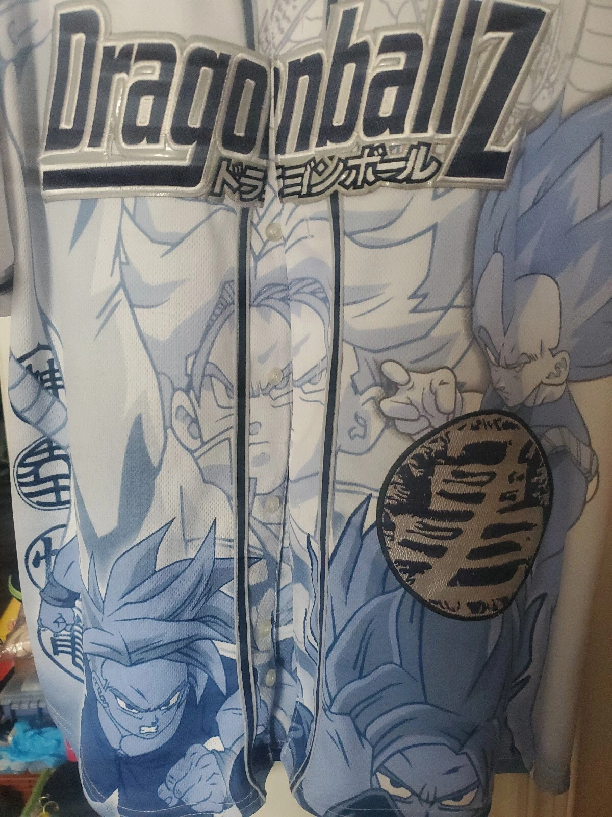 DRAGON BALL Z BASEBALL JERSEY SHIRT  MEN’S