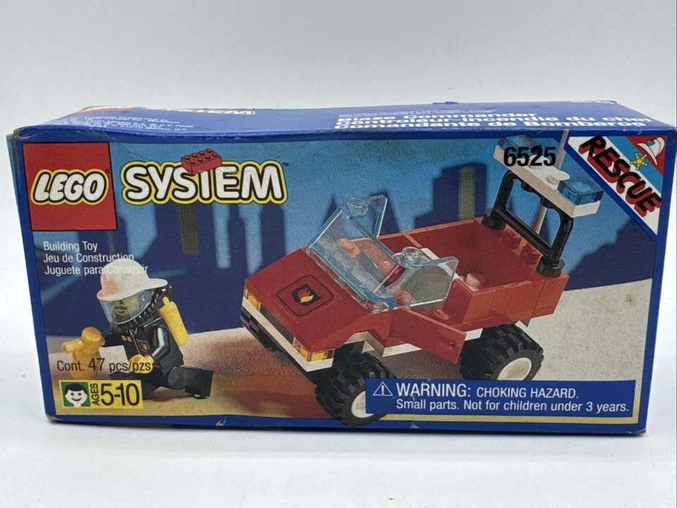 Lego Town System 1995 de colección: vehículo de rescate Blaze Commander #6525 47 piezas Foto 2 de 4