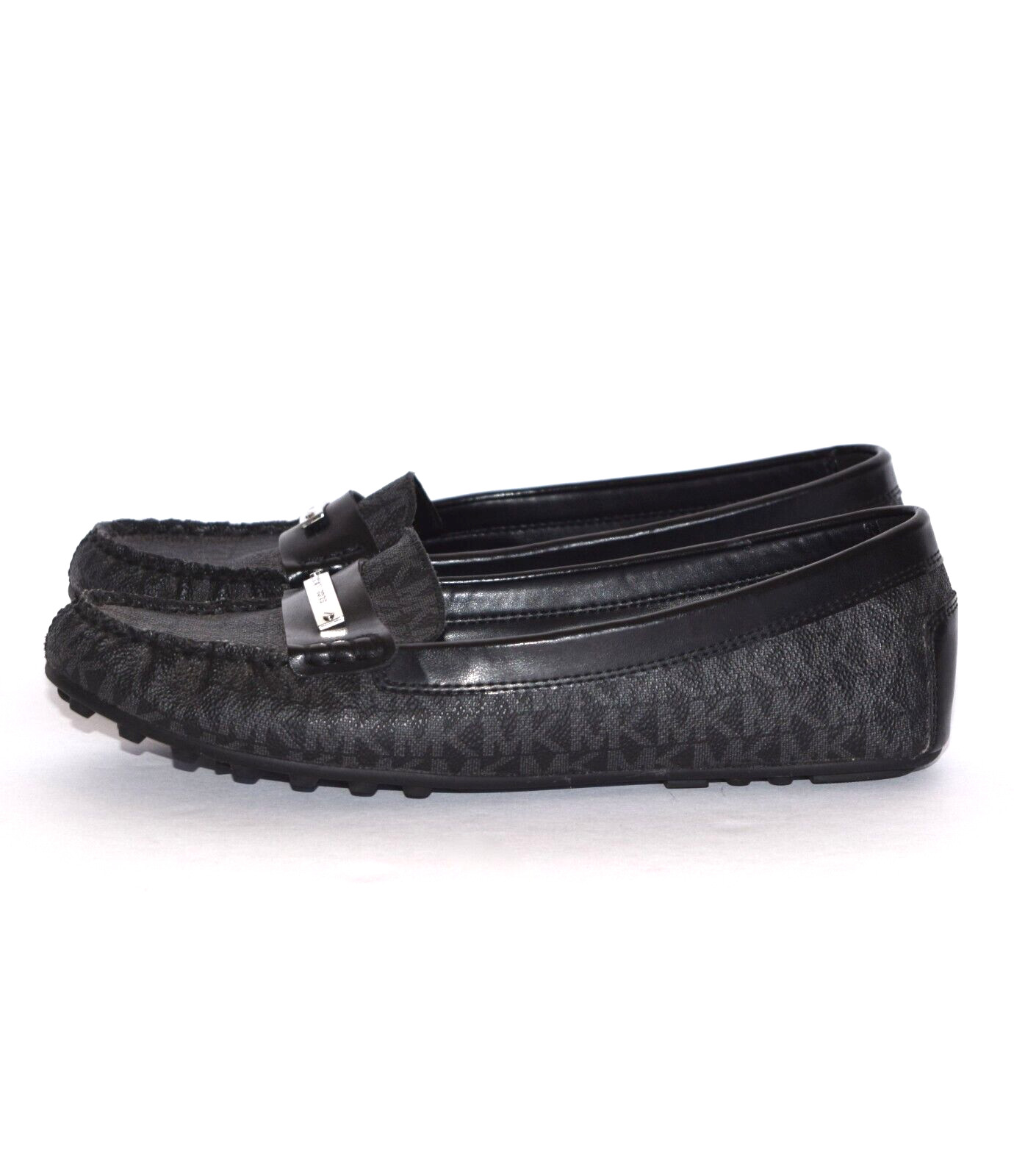 MICHAEL KORS Everett Black Gray Slip On Signature… - image 3
