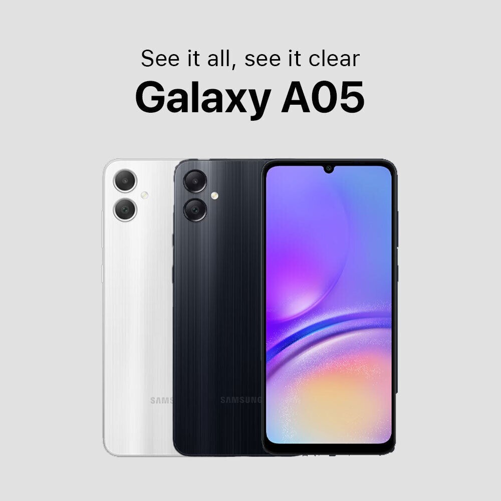 Samsung Galaxy A05 64GB Dual Sim Unlocked Smartphone 2023